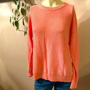 J Crew pink sweater long sleeve size S